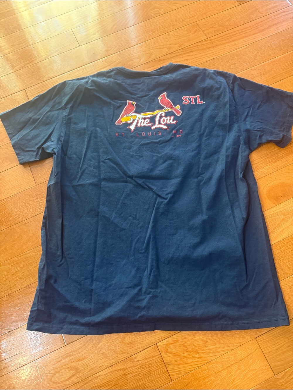 Nike navy blue St. Louis Cardinals 'The Lou' short sleeve tee